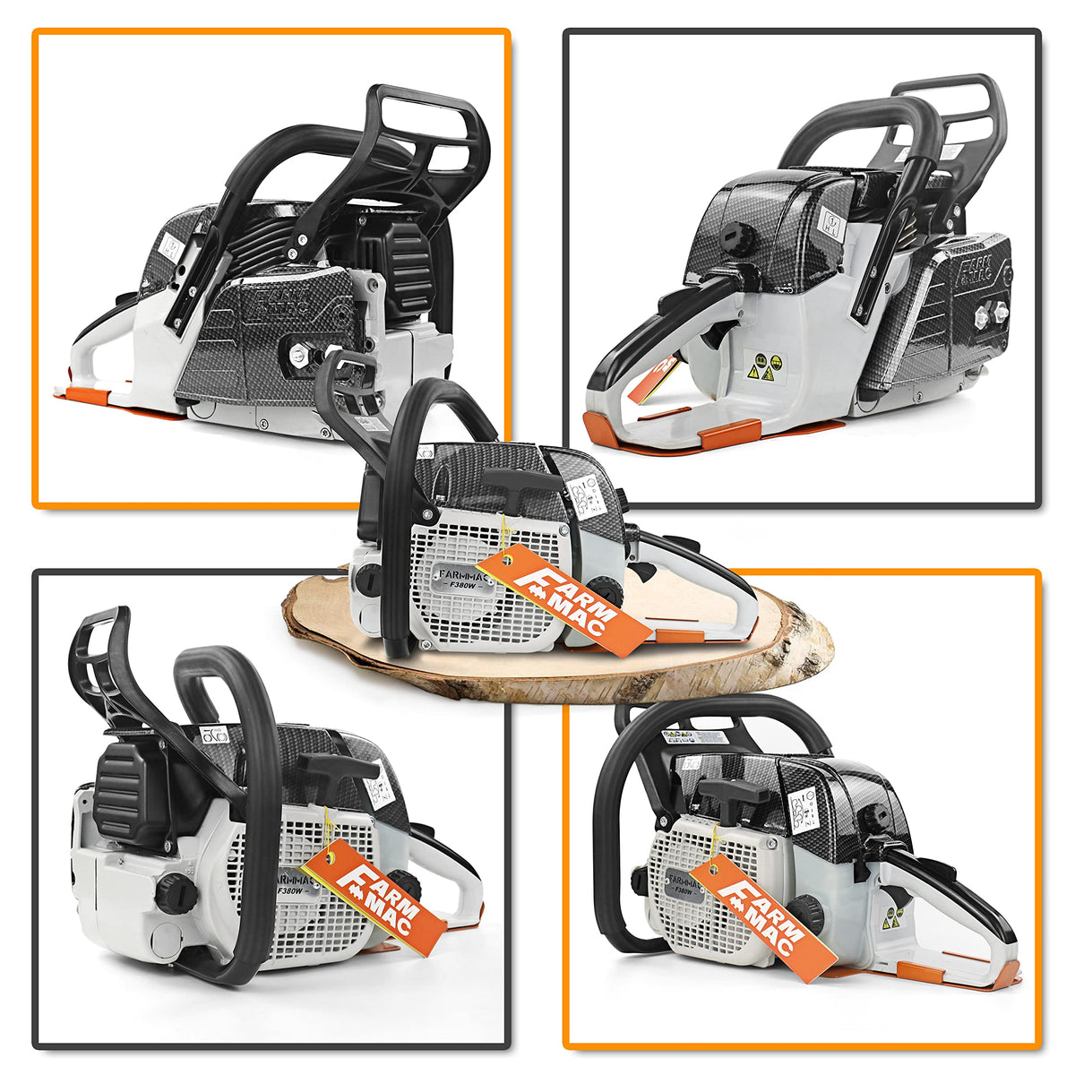 72cc 2-Cycle Gas Chainsaw with 24 Inch Bar S675505
