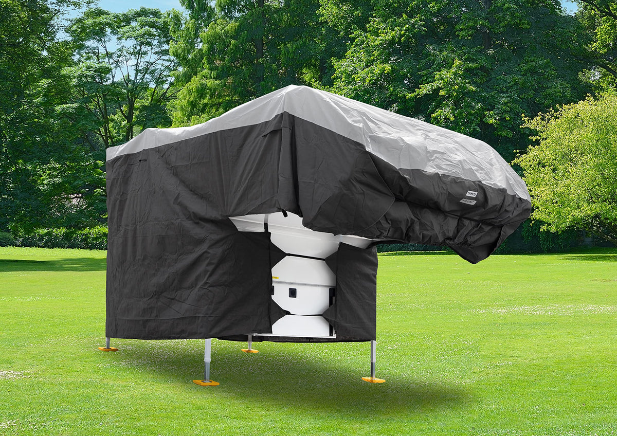 Polypropylene Camper RV Cover with Zipper Entry Doors and Air Vents T9478